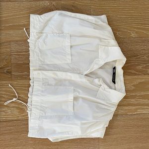 Zara White Crop Top
